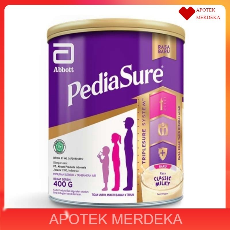 

Pediasure Classic Milky 400gram / Pedia Sure 400g