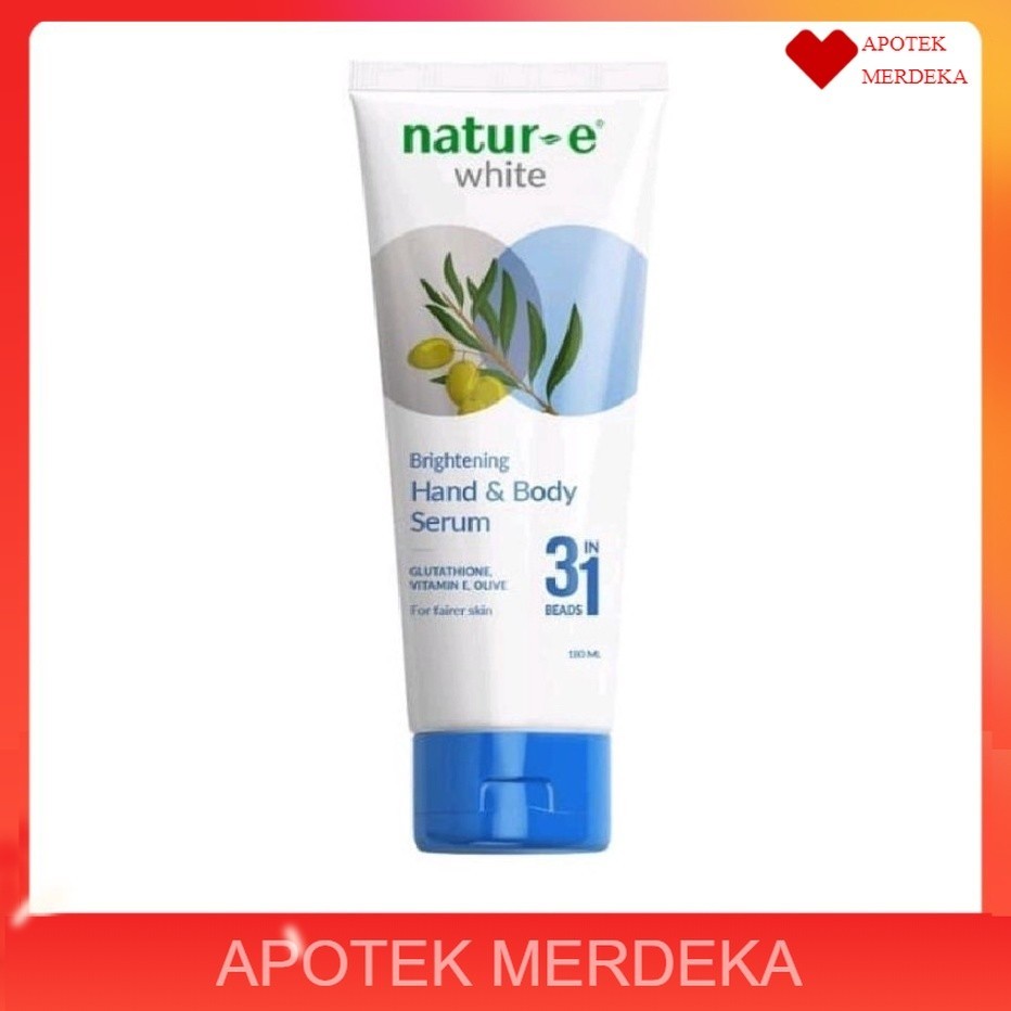 Natur E Body Serum 180 ml - natur e white handbody serum 3in1 180 ml / NATUR-E WHITE BRIGHTENING HAN