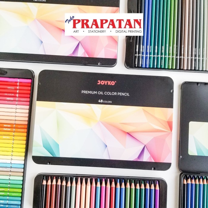 

Joyko Premium Oil Color Pencil 36/48/72c CP-TC126 | Pensil Warna - 36c