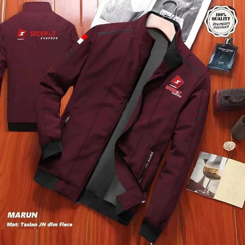 JAKET SICEPAT EKSPRES WATERPROOF BOLAK BALIK SABLON KEREN TERBARU