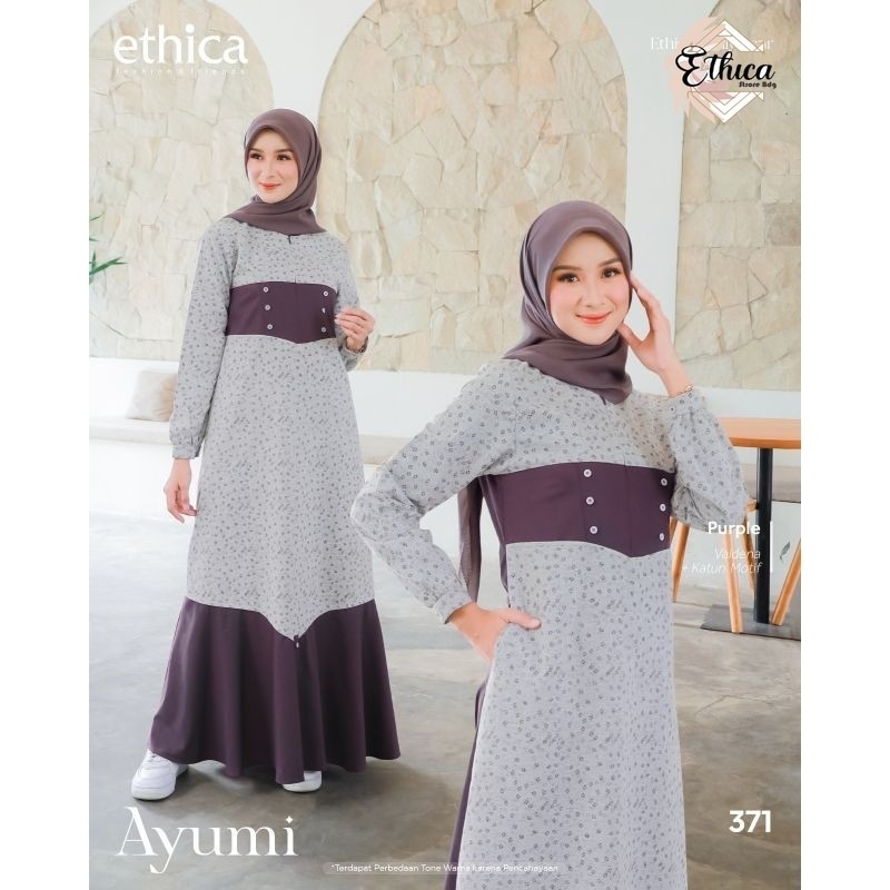 Ethicastore.bdg Ayumi 371 by Ethica/Gamis Ethica Ayumi 371/Dress Ayumi 371
