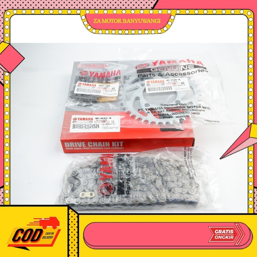 gir set jupiter mx 135 new 50C Part sepeda motor