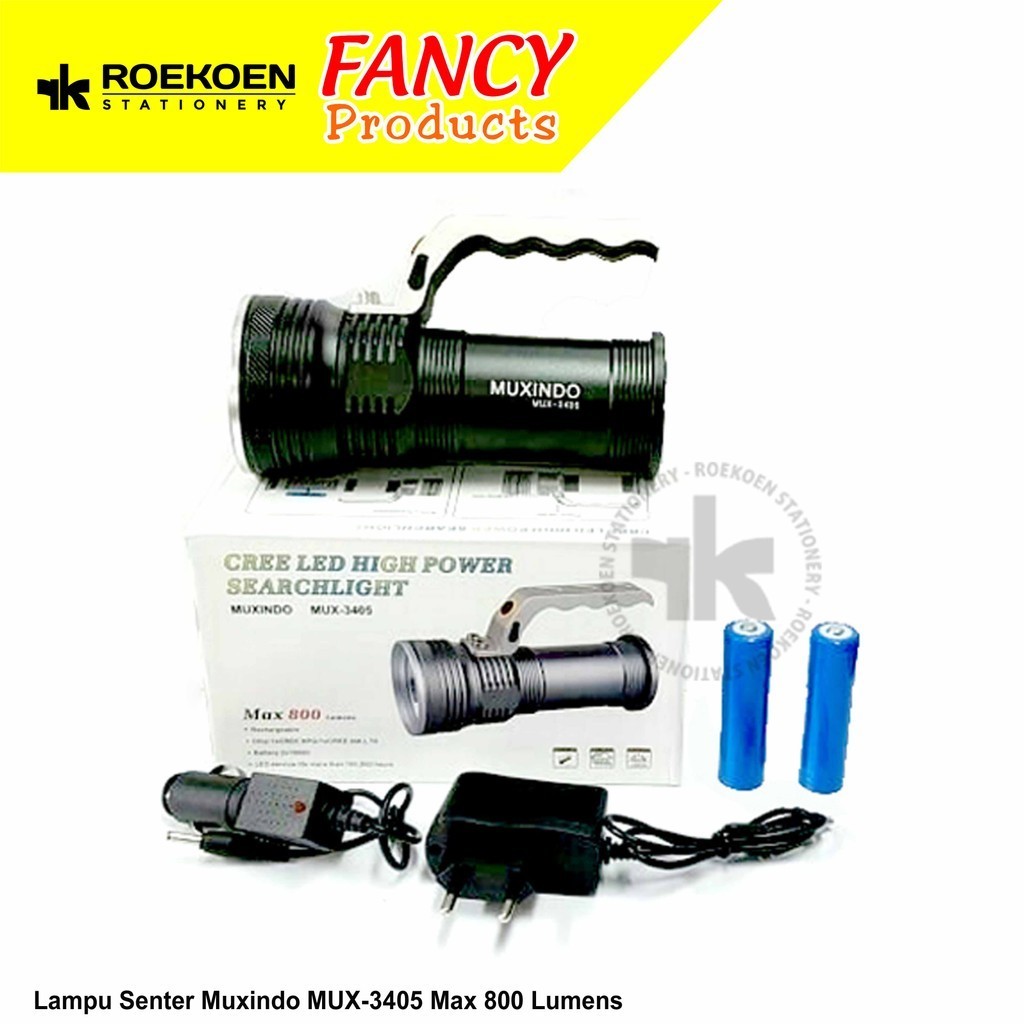 Muxindo Lampu Senter 800 Lumens MUX-3405