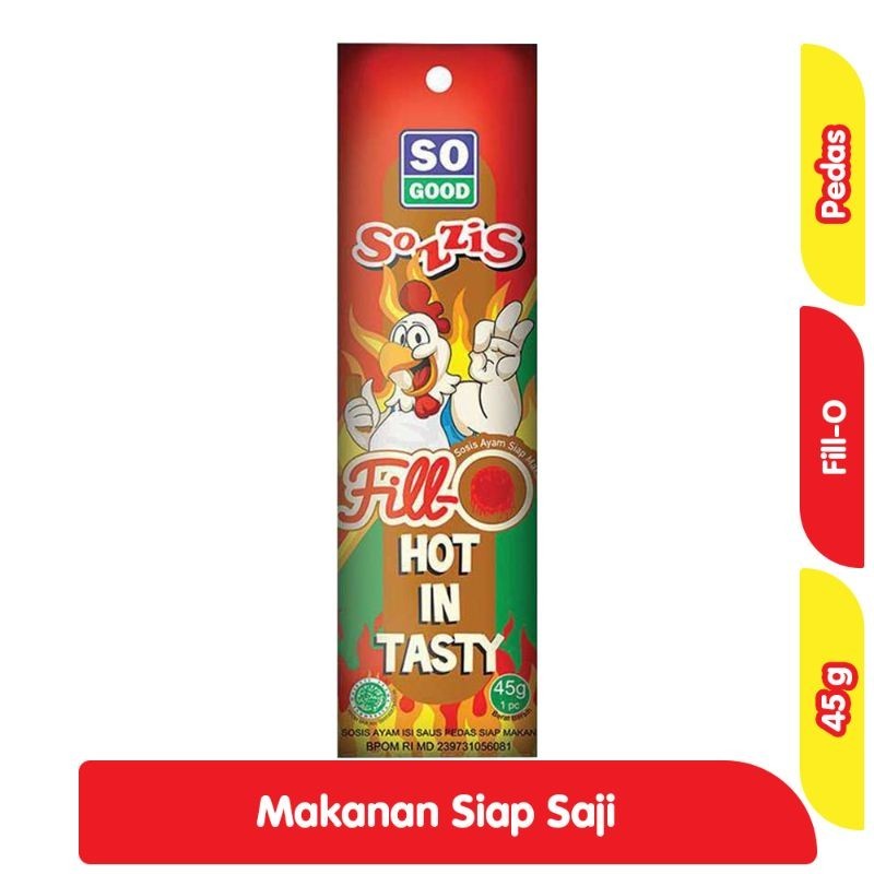 

SOZZIS Fill-O Sosis Siap Makan Ayam Saus Pedas 45 g