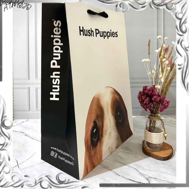 

Paper Bag Hush Puppies Original Store Paper Bag Kado Paper Bag Muat box sepatu