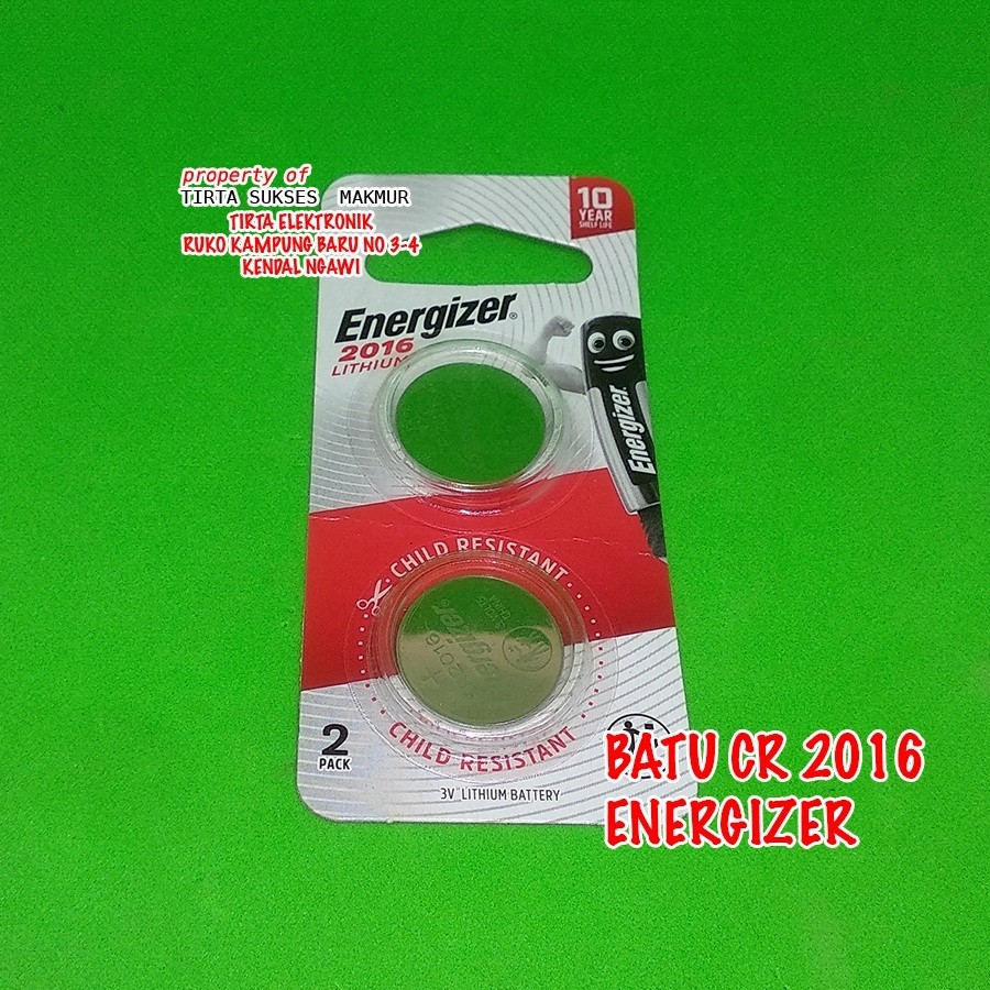 Baterai/batre Energizer CR2016