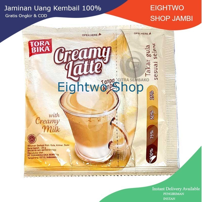 

TORABIKA CREAMY LATTE@10X25 GR/PAK NEW