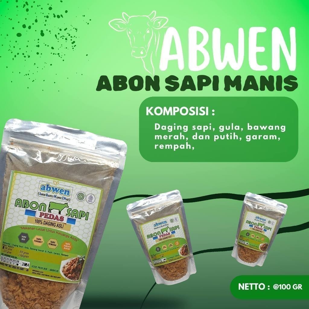 

ABWEN ABON SAPI MANIS 100G VSS24 SHS75
