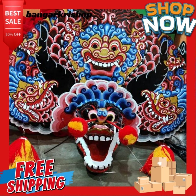 BGK barongan spon besar barongan devil anak bonus kemul pecut bopo tari anak