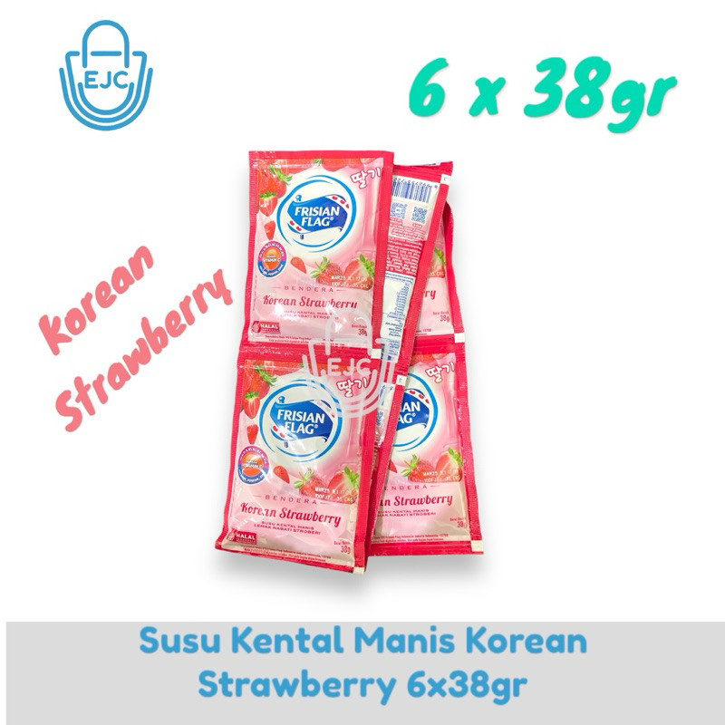 

[EJC] Frisian Flag Susu Kental Manis Rasa Korean Strawberry 6x38gr