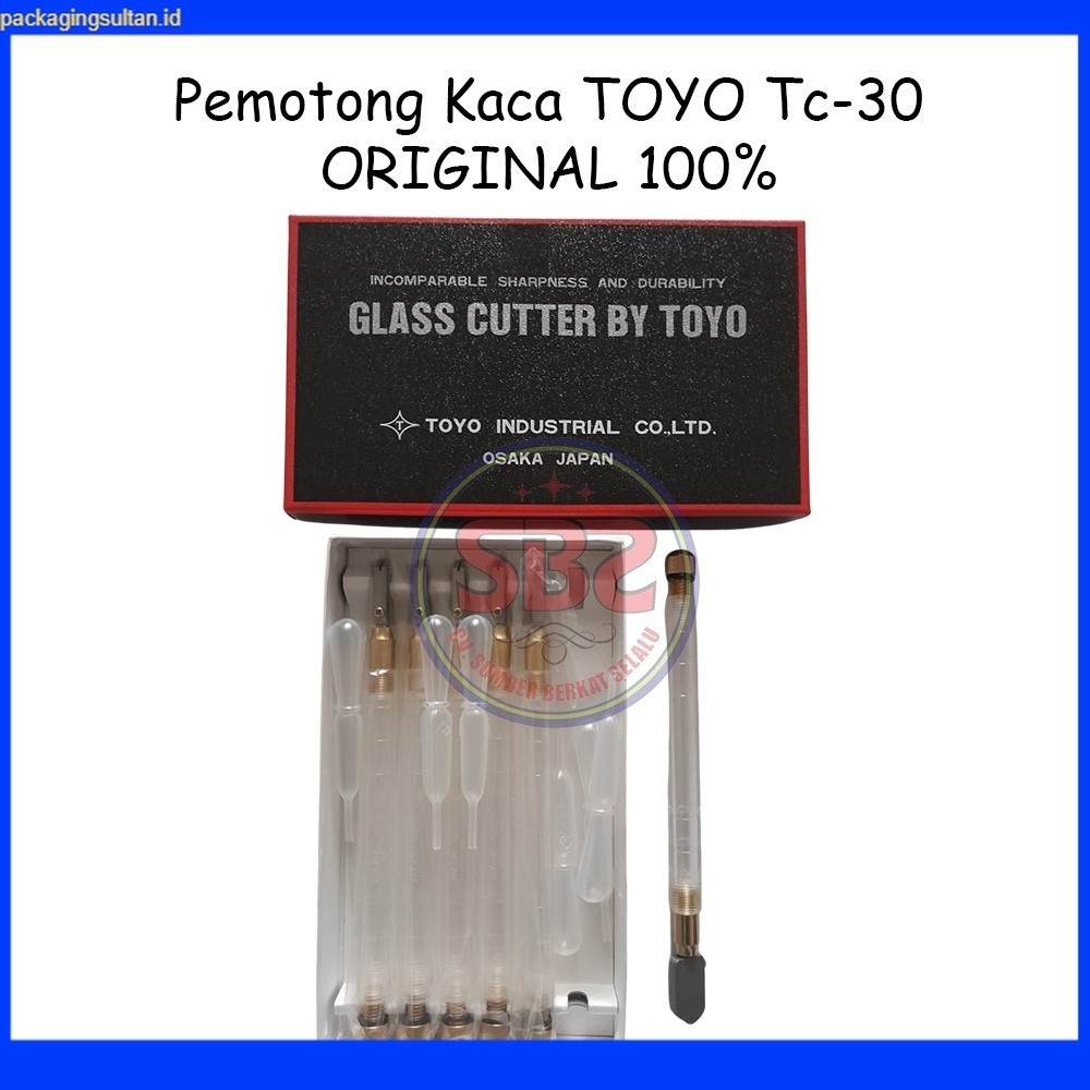 TOYO Pemotong Kaca Toyo TC 30 Asli Alat Pemotong Kaca Original Toyo TC30 Glass Cutter Pisau Kaca