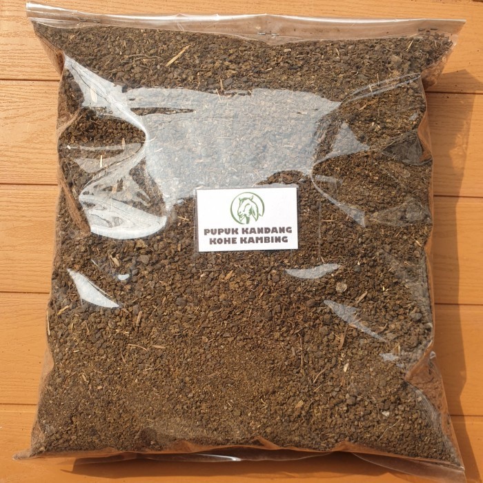 1kg - Pupuk Kohe Kambing Halus Pupuk Kandang Organic