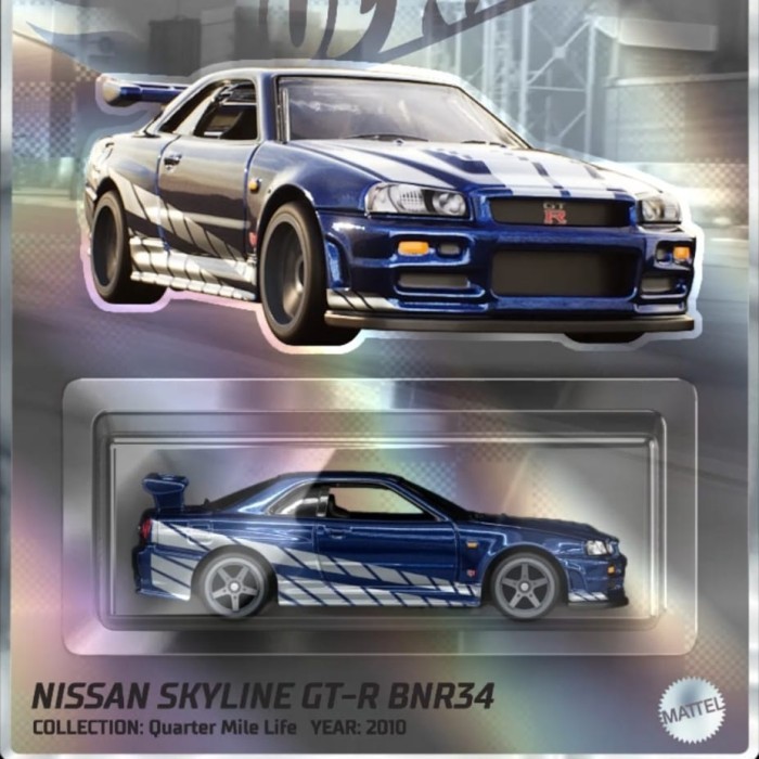 hot wheels NFT skyline GTR-R34 fisik