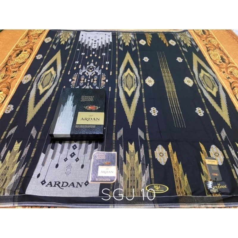 Sarung Ardan SGJ Gold No.01 bukan Silver bukan afkir, khusus hitam, Sarung SGJ Hitam