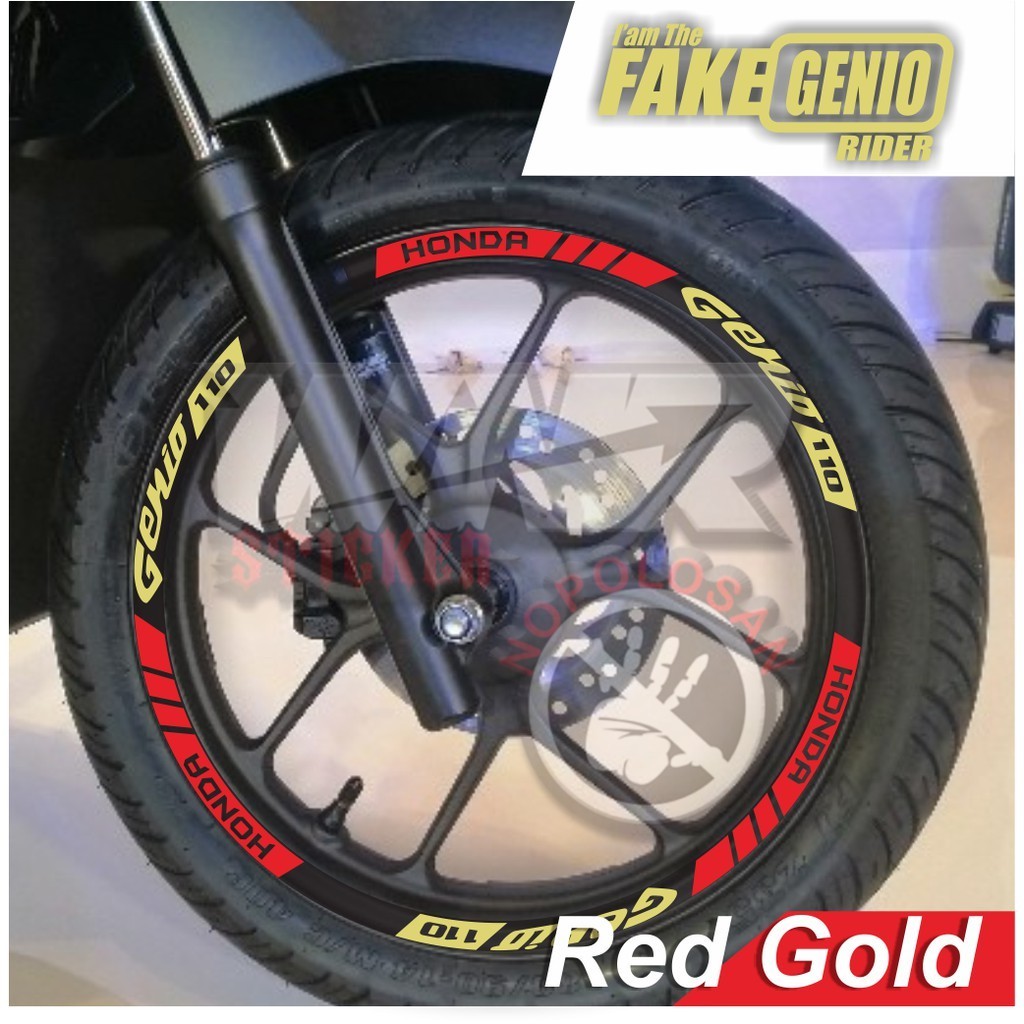 STICKER VELG HONDA GENIO LIS VELG
