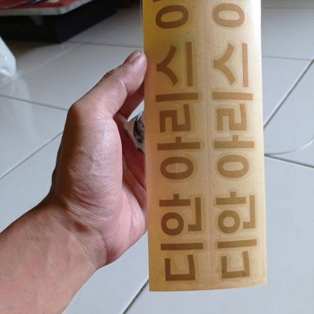 Sticker  Custom Tulisan Jepang Sticker kanji custom sticker Helm motor mobil