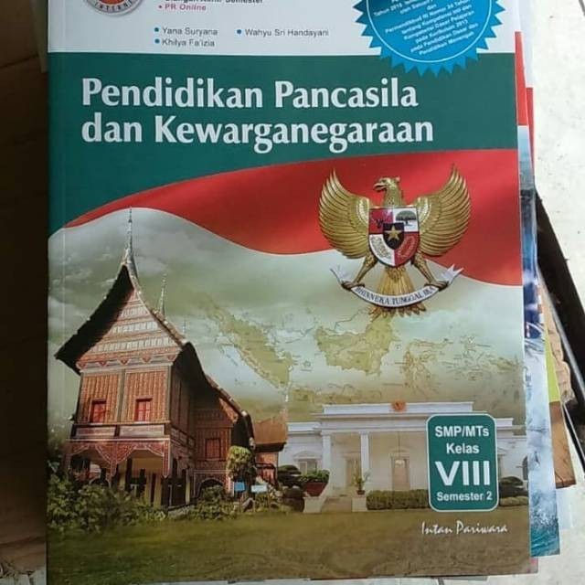 Buku PR PPkn Kelas 8 Semester 2 Intan Pariwara