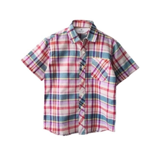 KEMEJA HNM SQUARE COLOURS ANAK LAKI LAKI HM