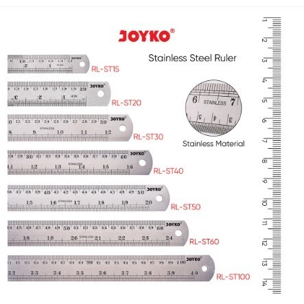 

[GAWE SEKOLAH] - Penggaris Joyko Stainless Steel Ruler Penggaris Besi RL - ST30