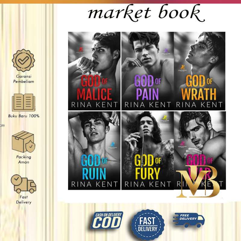 god of war, good of fury ,good of pain, good of wrath, good of ruin , good of malice by by Rina Kent