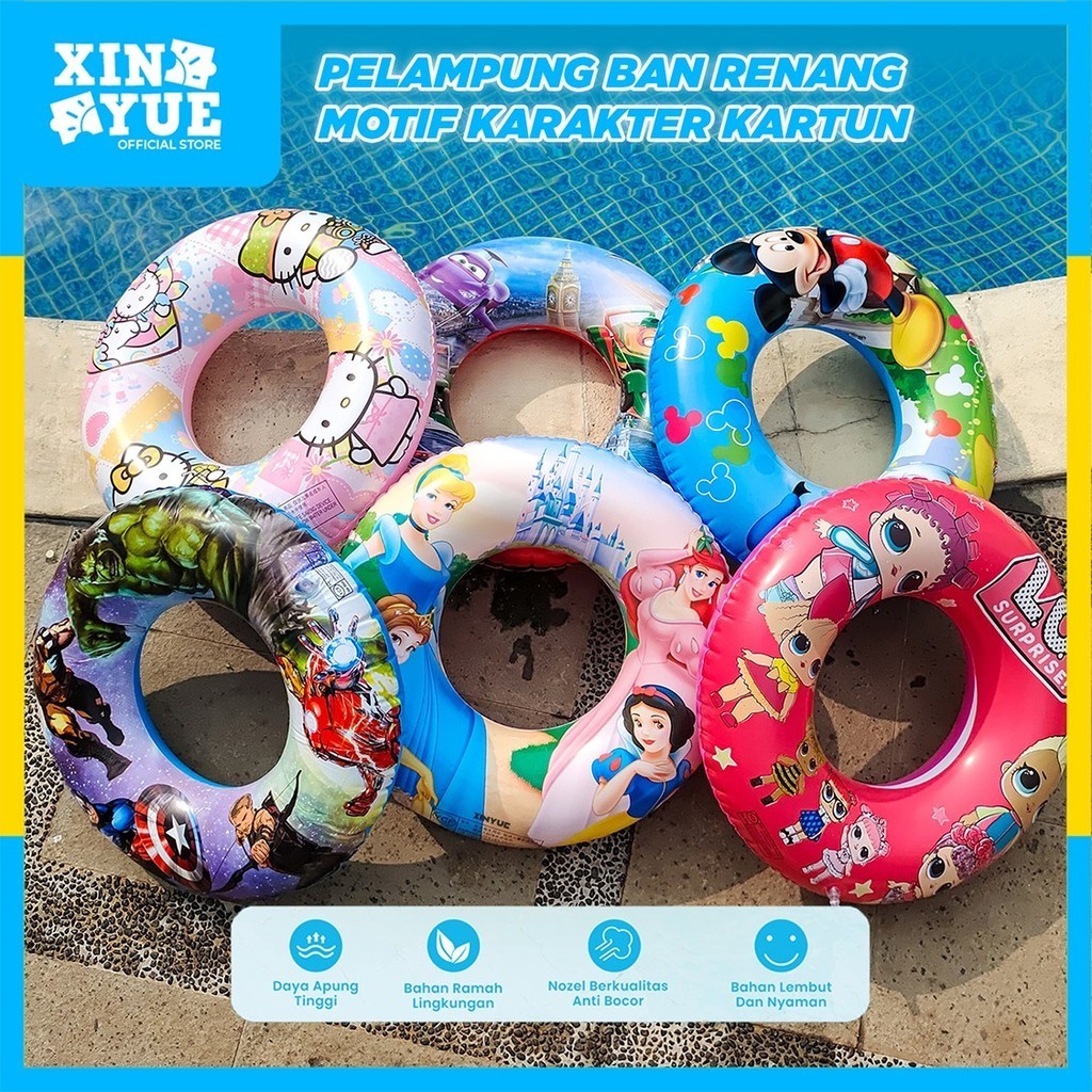 Pelampung Renang / Ban Renang / Pelampung Anak / Pelampung Dewasa / Pelampung Karakter - Xin Yue