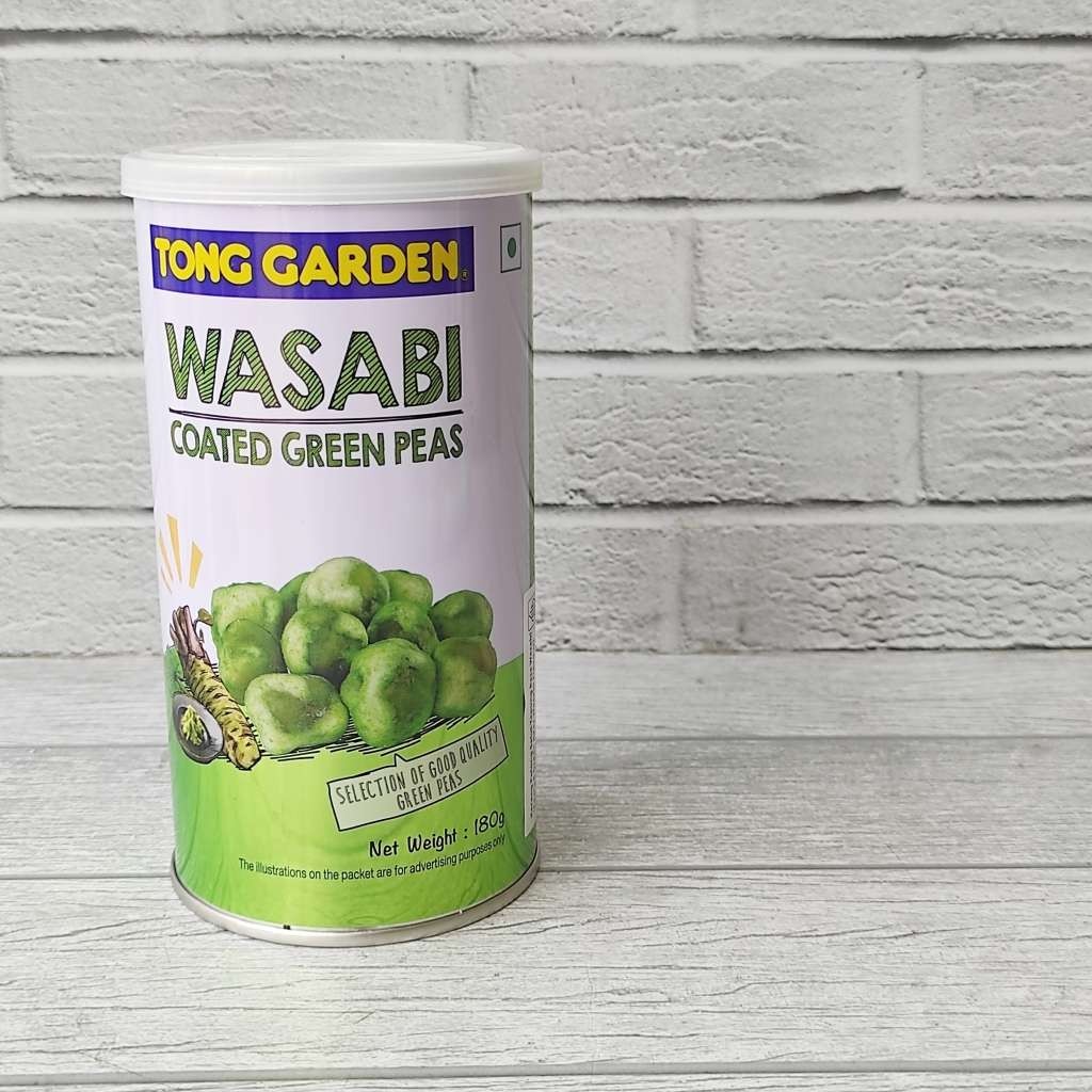 

Tong Garden Wasabi Coated Green Peas 180g Kacang Polong Berbalut Tepung Rasa Wasabi Vegetarian Vegan