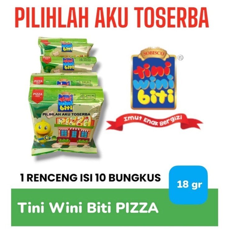 

Biskuit TINI WINI BITI Renceng Rasa PIZZA - ( HARGA 1 RENCENG )