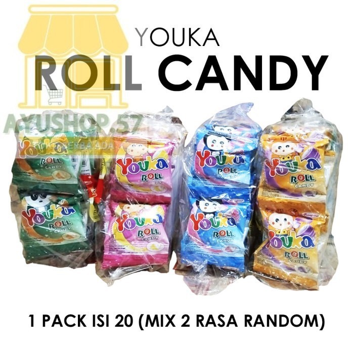 

YOUKA ROLL CANDY PACK ISI 20 - AYUSHOP57
