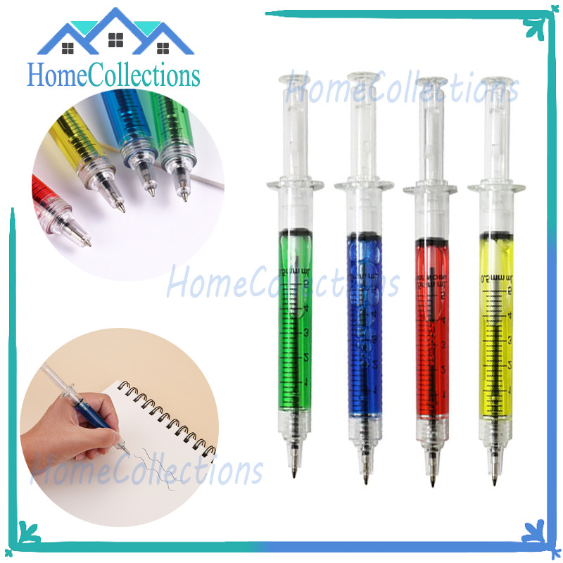 

Pulpen Tulis Bentuk Jarum Suntik Lucu/Korean Syringe Ballpoint Pen Souvenir/ Gel Pen Souvenir Jarum Suntikan