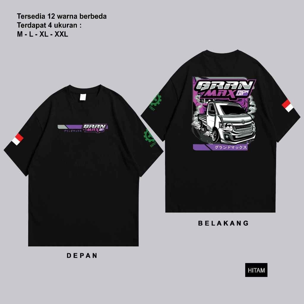 Kaos distro driver muda GRAND MAX MOBIL PICK UP Viral terbaru baju pria dan wanita tersedia 12 warna