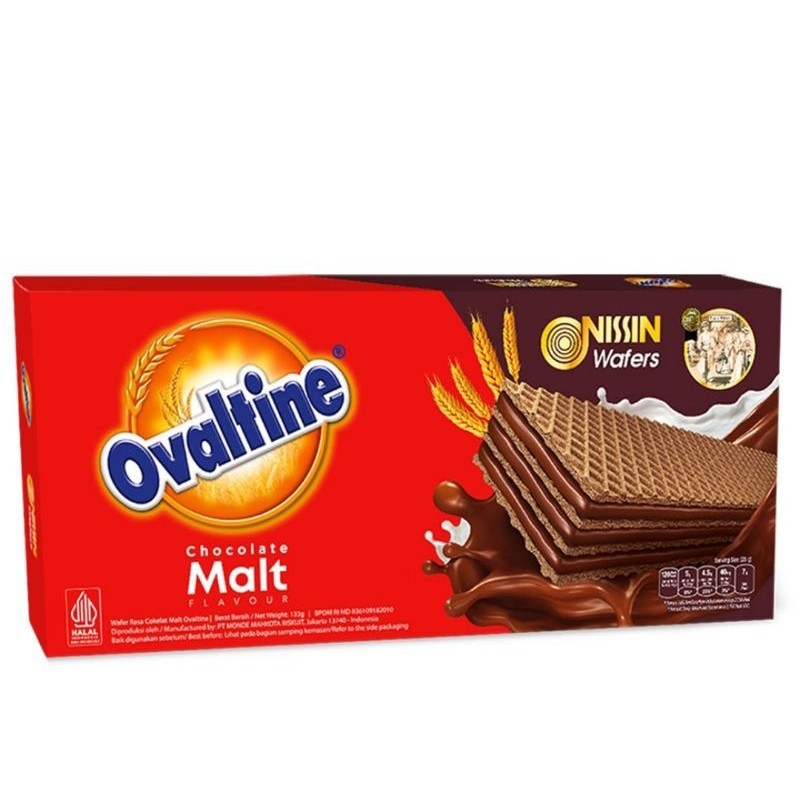 

Nissin wafer Ovaltine rasa choco malt 133 gr