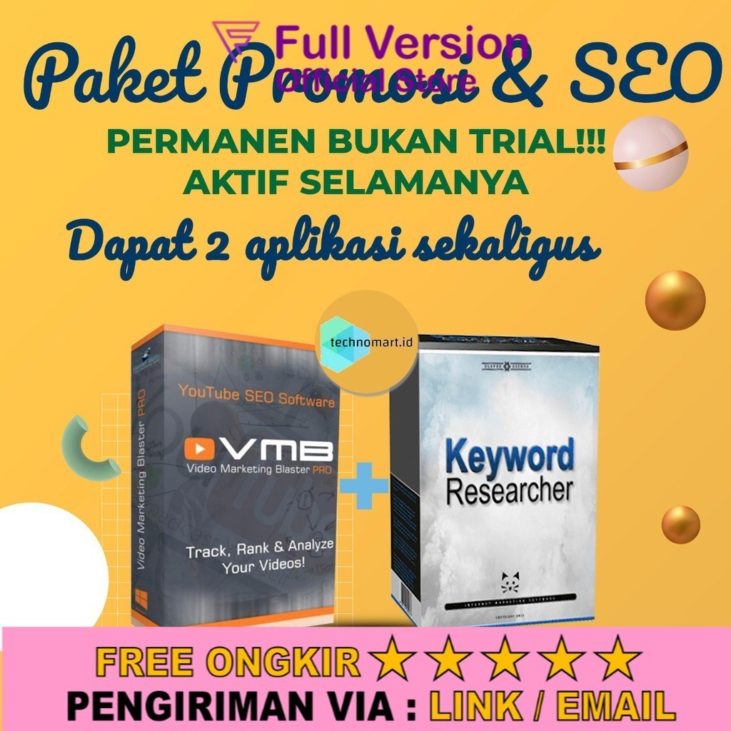 VIdeo Marketing Blaster v1.4.4 Pro + Keyword Researcher - Aplikasi SEO Yutube dan Gogle VMB Windows 