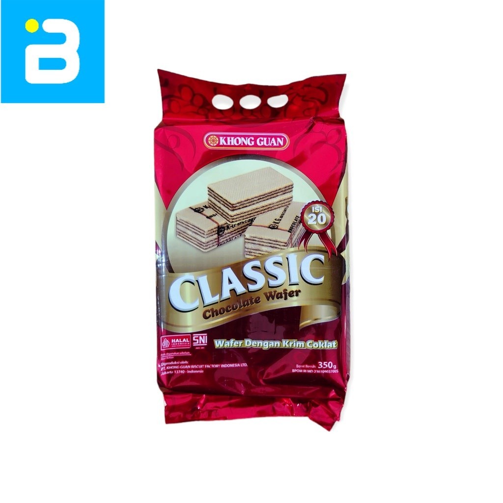 

Khong Guan Classic Chocolate Wafer 350 G