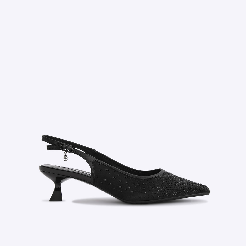 EVERBEST ASHCA BLACK - Sepatu Heels Pesta Wanita