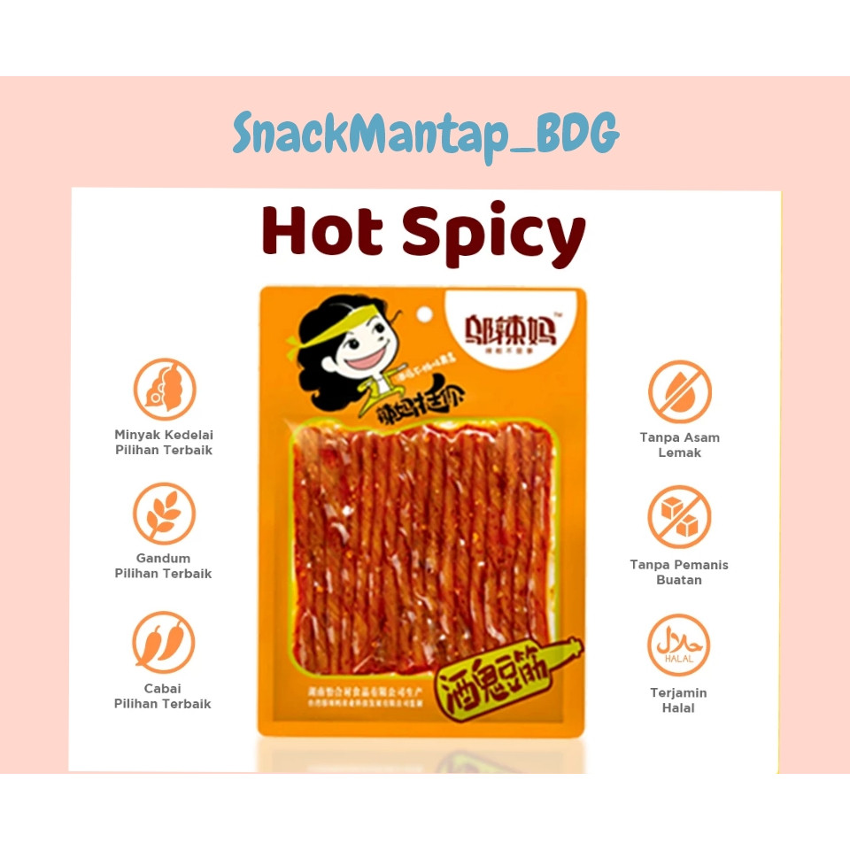 

Latio Wulama Gluten Hot Spicy 70gram