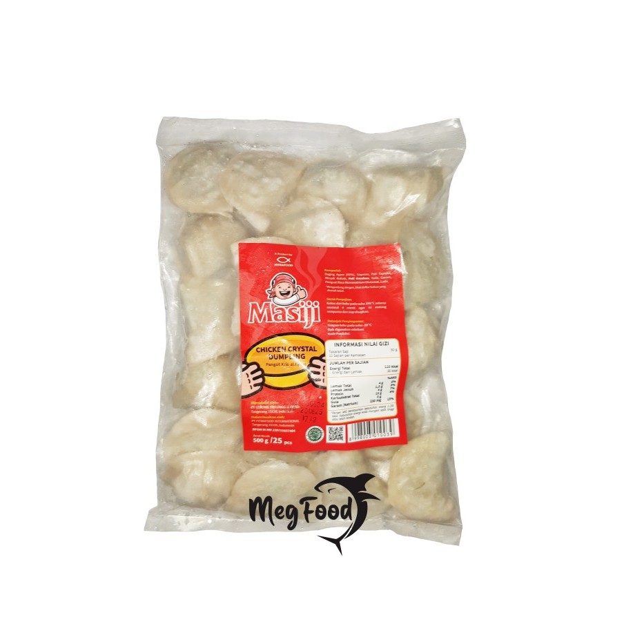

Masiji Chicken Crystal Dumpling | Pangsit Kristal Ayam (25 pcs) 500 Gram