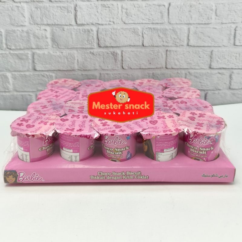 

Barbie Choco Snack Biscuit MINI (1 pack isi 20 pcs)