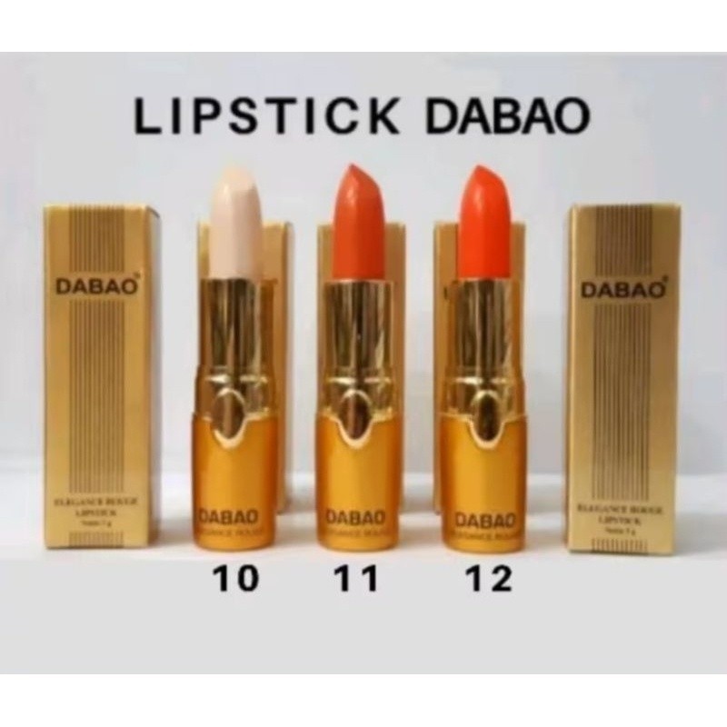 Lipstik DABAO Elegece Rouge Lipstik Gold BPOM ORIGINAL / Lipstik DABAO