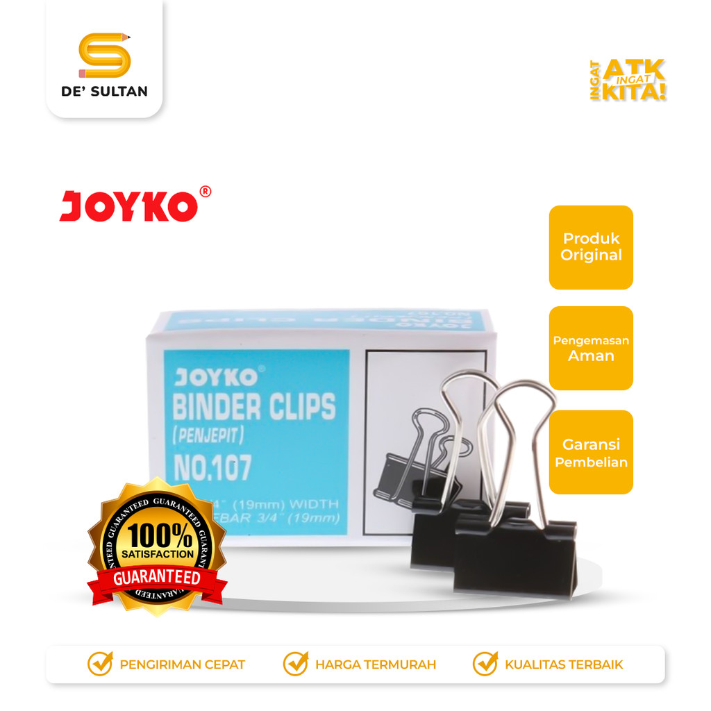 

JOYKO BINDER CLIP NO.107 (1DUS)