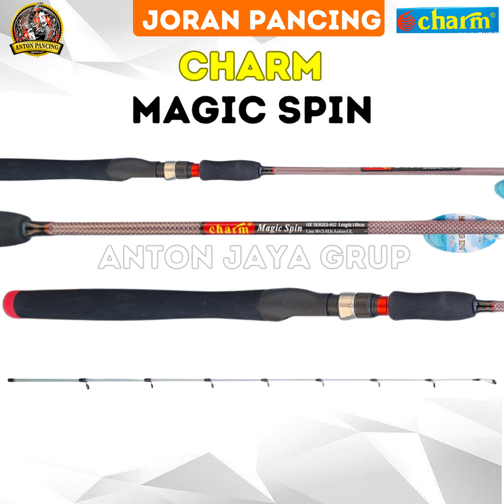 Joran Pancing Charm Magic Spin Ultralight Fiber Bening 180cm