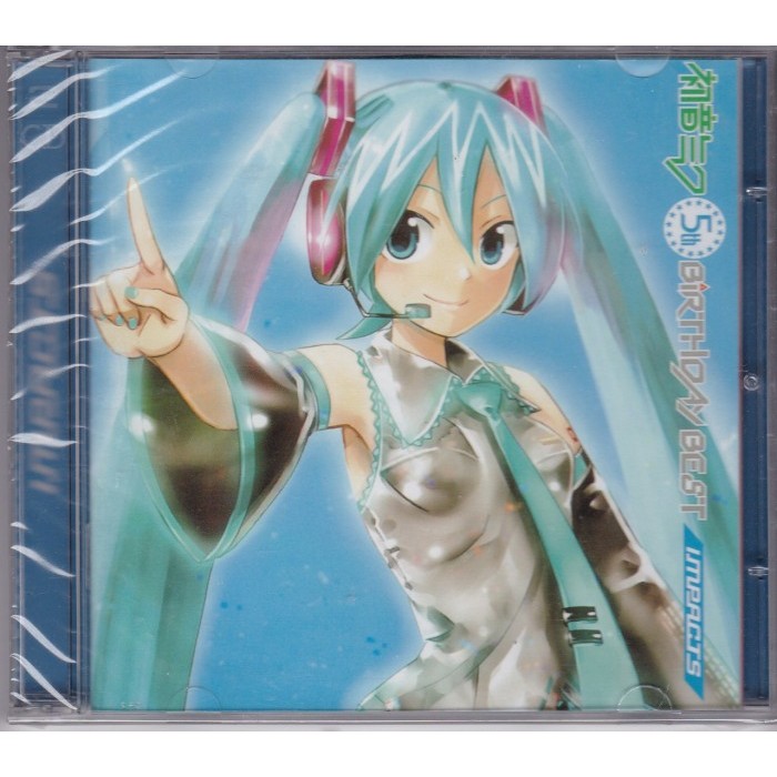 EEStore CD Hatsune Miku 5th Birthday Best - impacts - (ALBUM+DVD)