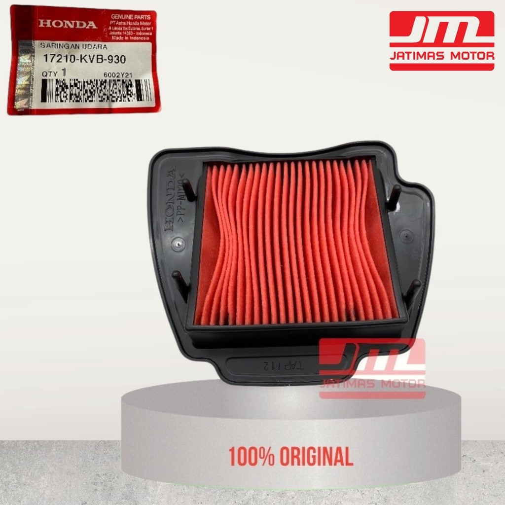 17210-KVB-930 Filter Saringan Udara Vario 110 karbu ORI AHM