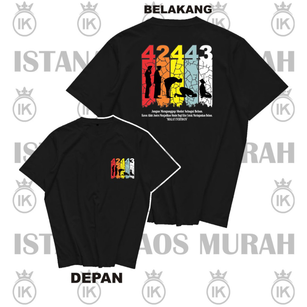 KAOS VIRAL SHOLAD 42443/KAOS ISLAMI/KAOS COD UNISEX