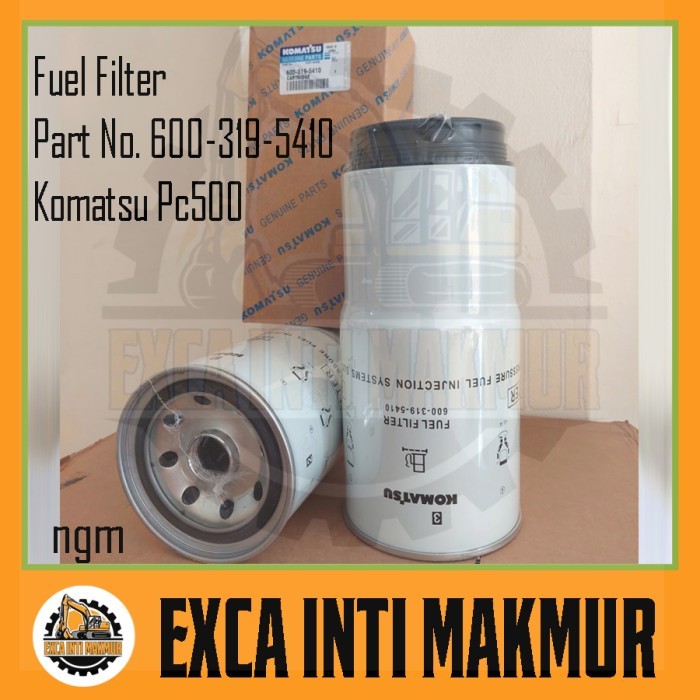 Fuel Filter 600-319-5410 Komatsu Pc500 Filter Solar 6003195410 Filter Alat Berat Excavator