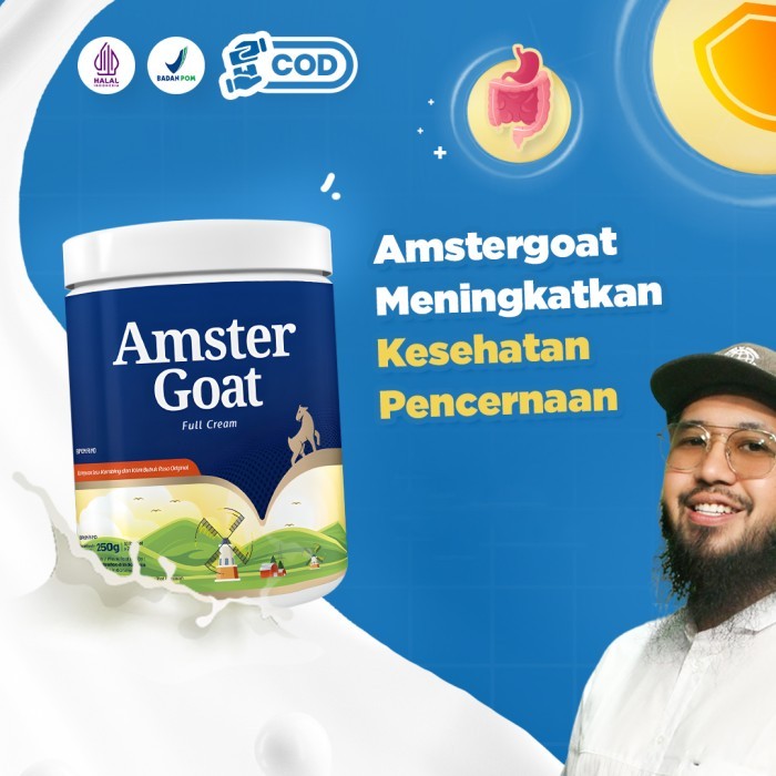 

AMSTER GOAT - Susu Kambing Amstergoat Solusi Atasi Diare 250gr