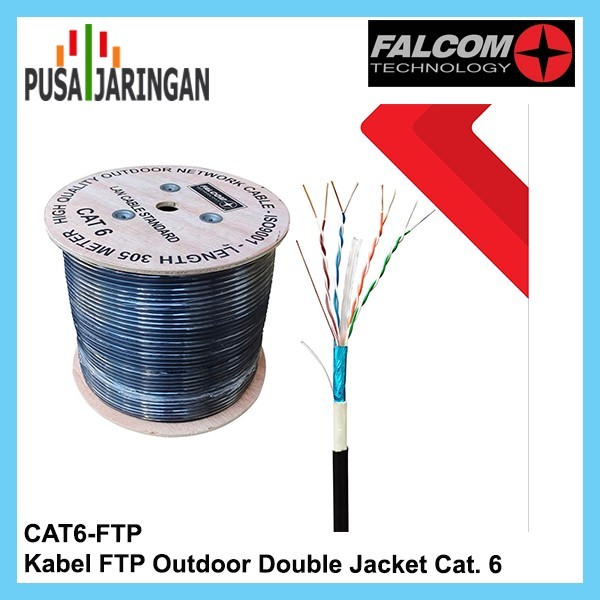 FALCOM NETC003-FTP-6 LAN CABLE STANDART FTP/STP CAT.6 OUTDOOR