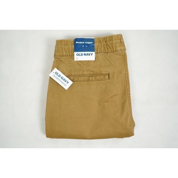 Celana Jogger Pria Old Navy Built-In Flex Modern Jogger Pants Stretch  - Khaki, XL