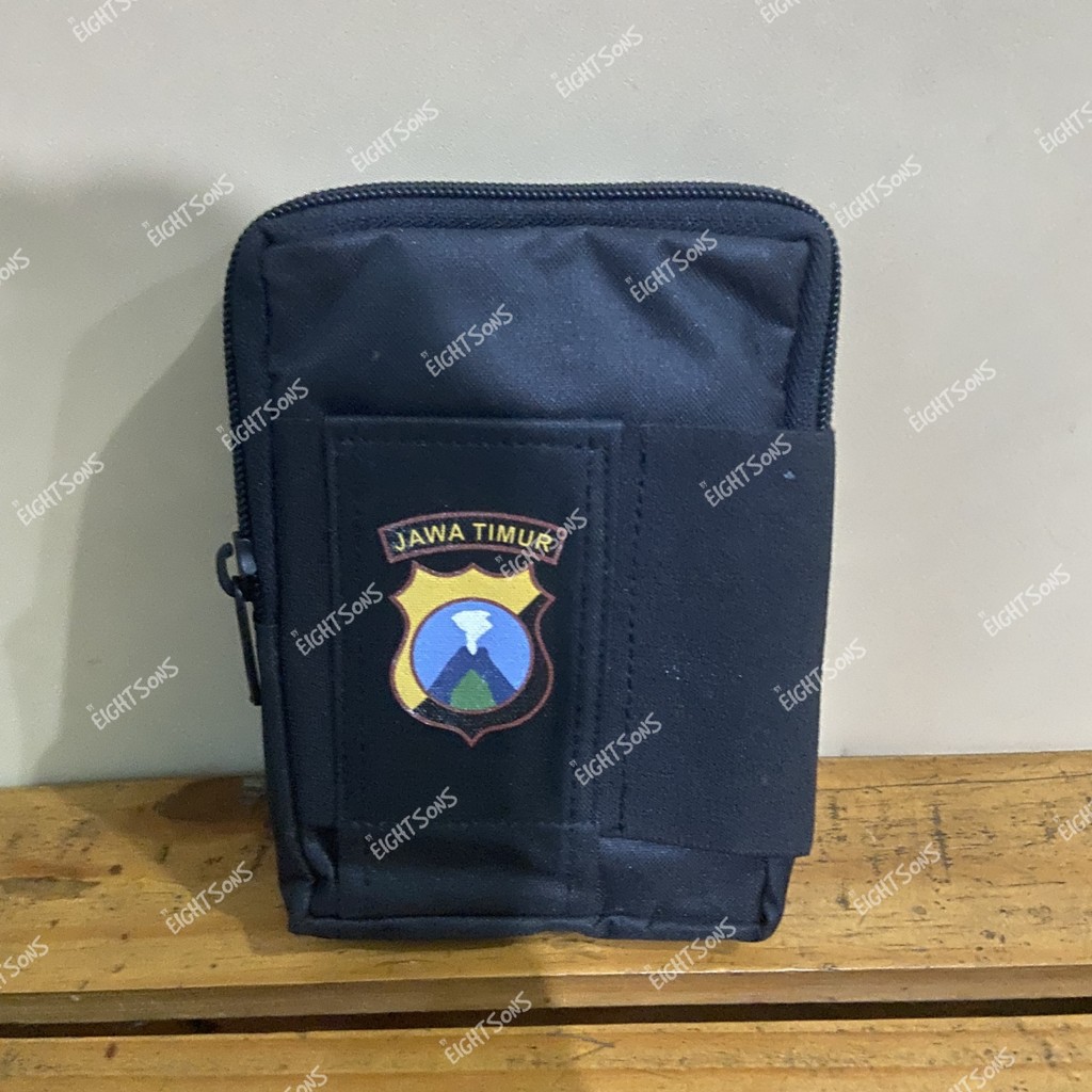 Sarung Tas Tempat HP android Polisi Polri Jatim Jawa timur
