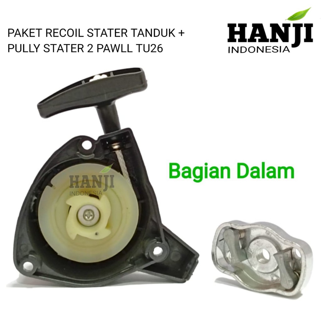 1 SET Recoil Stater TU26 TANDUK + PULLY Stater 2 Pawl TU26