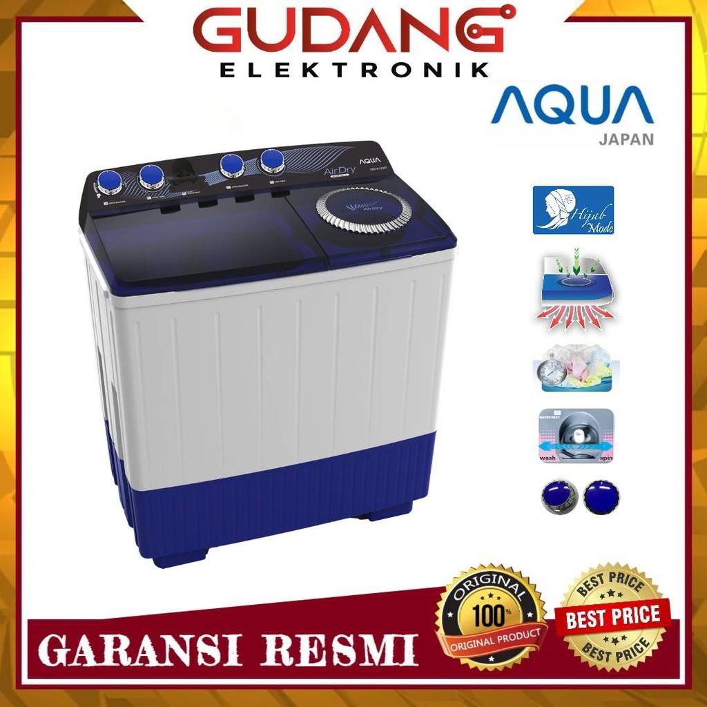 MESIN CUCI 2 TABUNG AQUA QW1250XT JAPAN 12KG TWINTUB AQUA QW-1250 XT